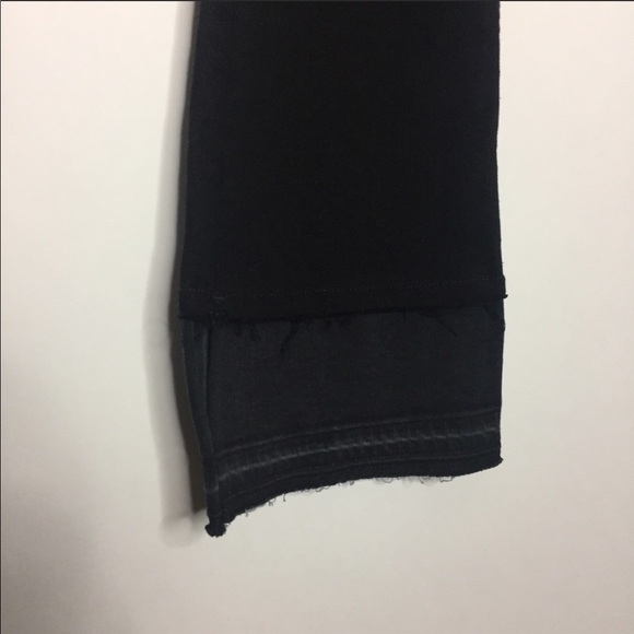 Rag & Bone 10” Crop Flare Double Hem Jeans Black - Picture 8 of 8